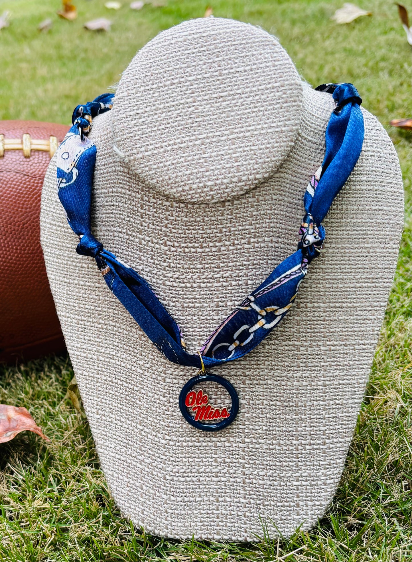 Gameday Team Charm Scarf Necklaces