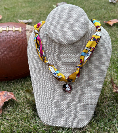 Gameday Team Charm Scarf Necklaces
