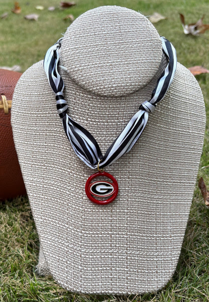 Gameday Team Charm Scarf Necklaces
