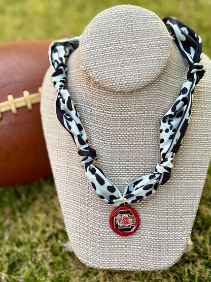 Gameday Team Charm Scarf Necklaces
