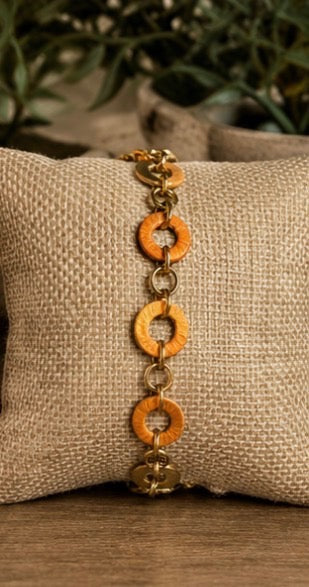 Raffia Rings Bracelet-3 colors