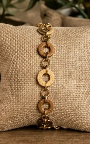 Raffia Rings Bracelet-3 colors