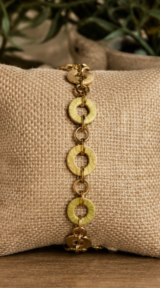 Raffia Rings Bracelet-3 colors
