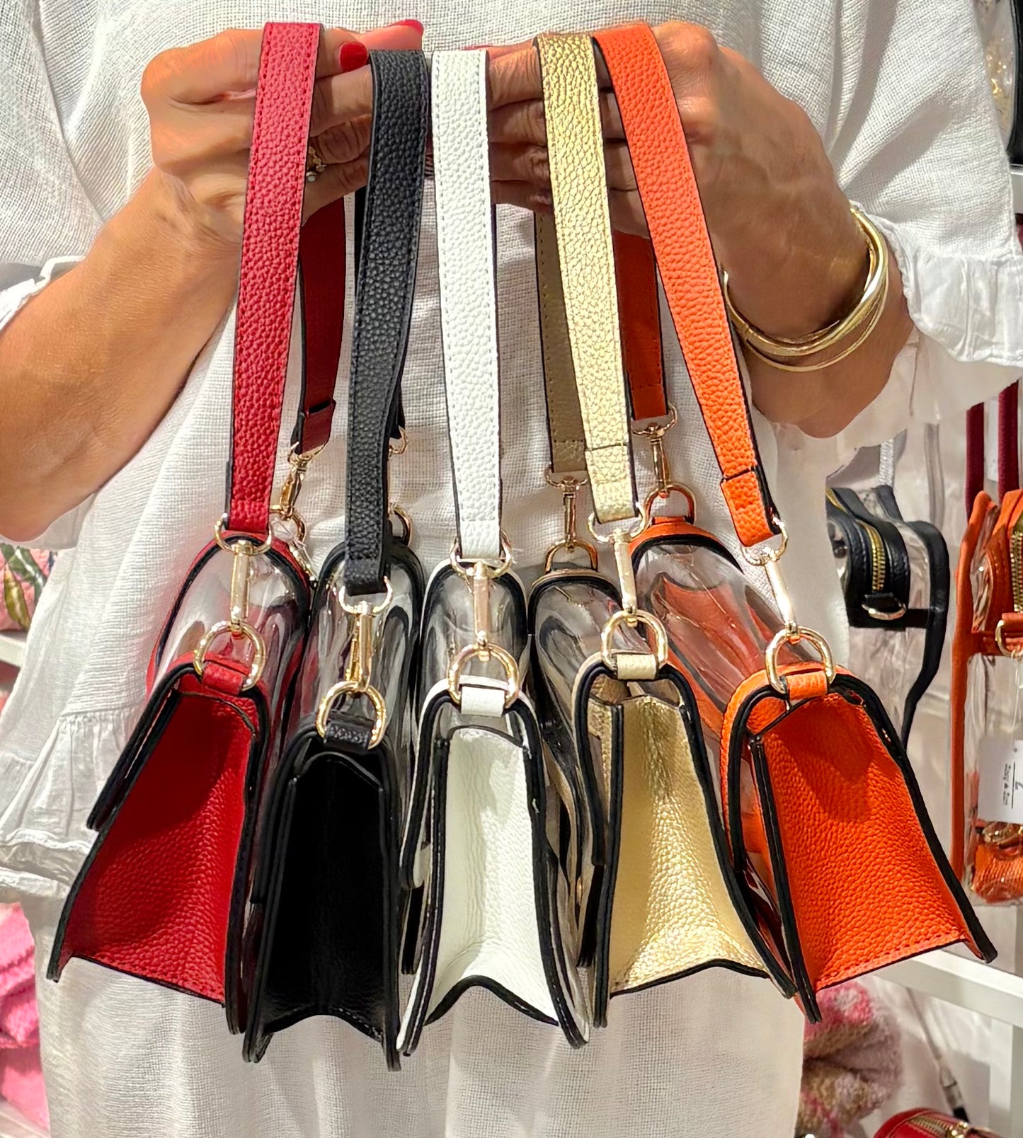 Game Day Stadium Clear Envelope Shoulder Bags