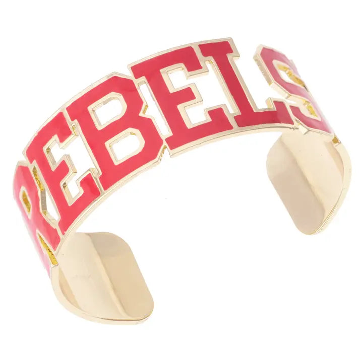 Collegiate Cuff Bracelets