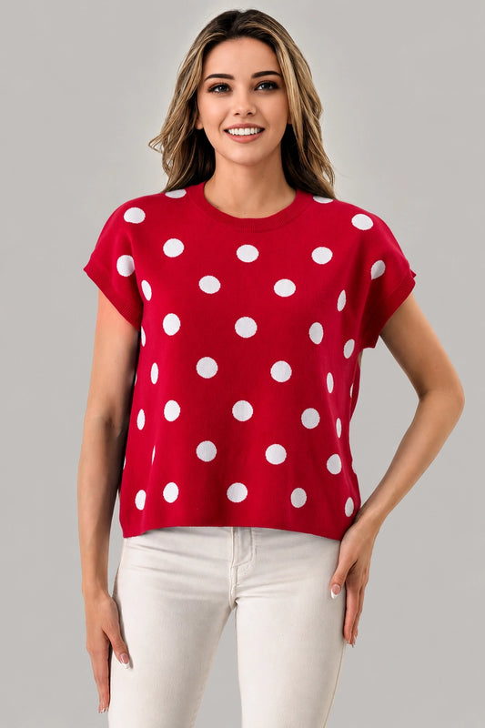 Polka Dot Sweater/ 3 Colors