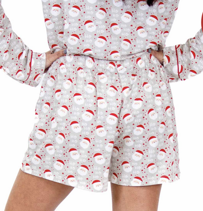 Cheerful Santa Sleep Shorts