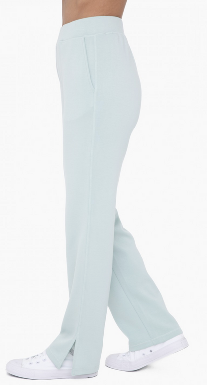 Elevated Wide Leg Lounge Pant Surf Spray