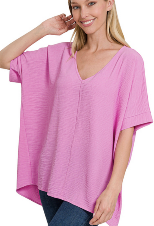 Air Flow Dolman Sleeve Top / 3 colors