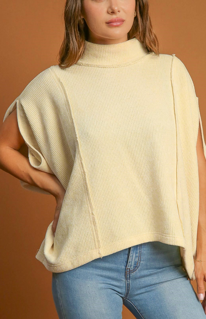 CREAM Luxe Knit Poncho Top