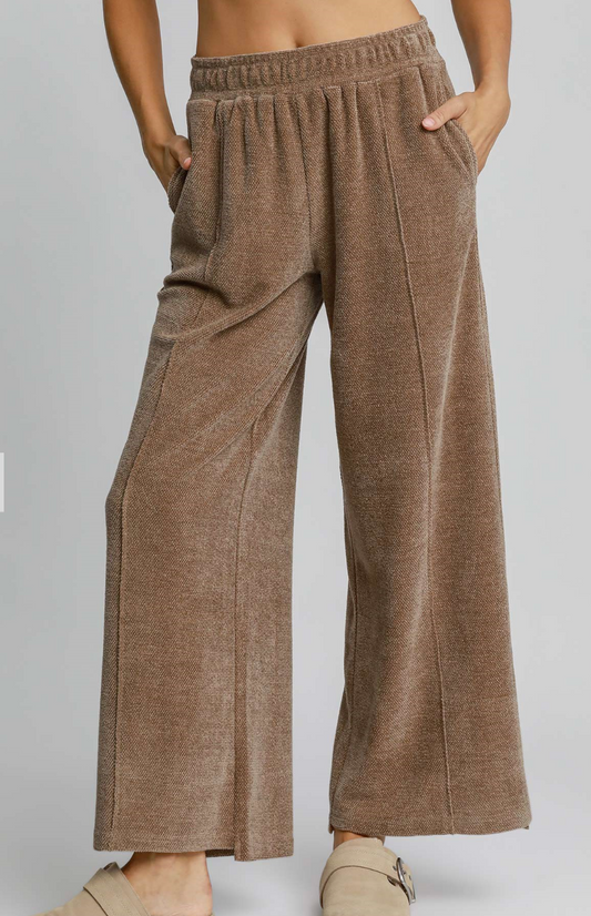 Chenille Pants with Pockets / 2 colors