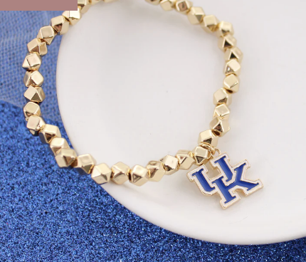 Collegiate Logo Gold Bracelet
