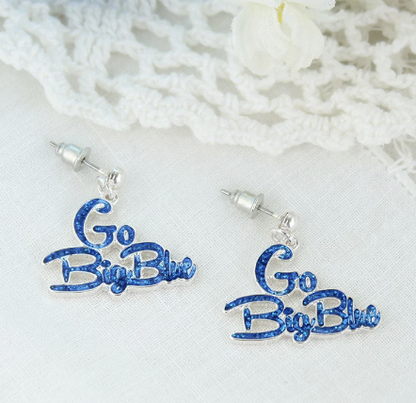 Collegiate Slogan Earrings