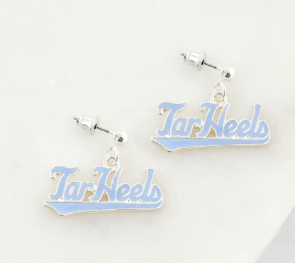 Collegiate Slogan Earrings