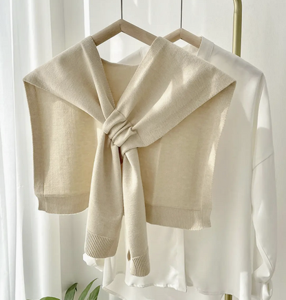 Lightweight Knit Tie Shawl / 11 colors