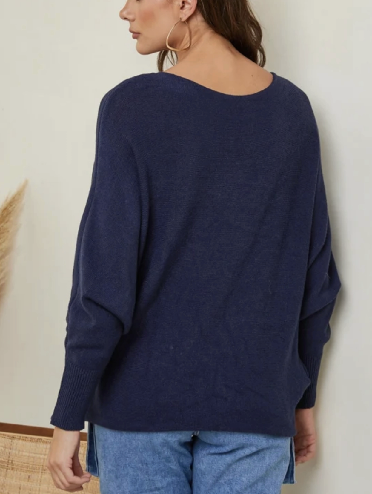 Dolman Sleeve Cashmere Blend Sweater / 8 colors
