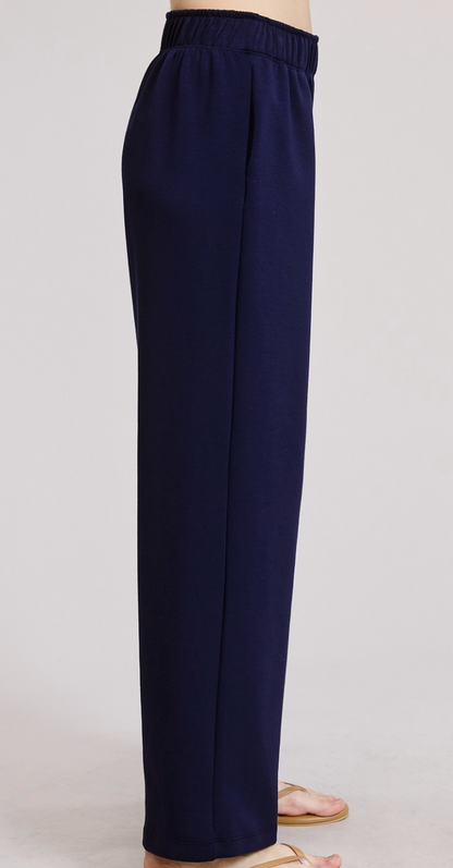 Scuba Elastic Waist Wide Leg Pant NEW COLORS