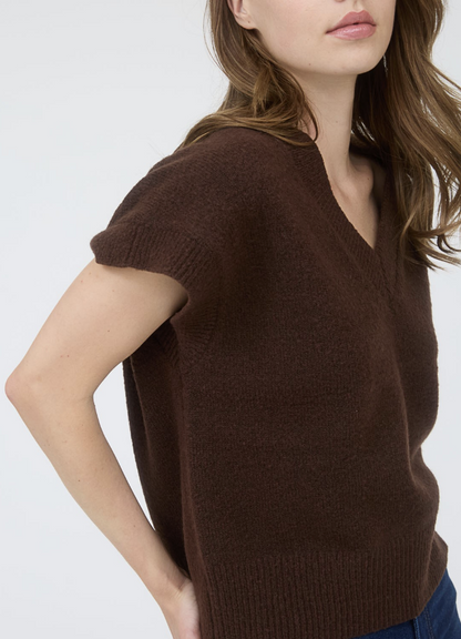 Short Sleeve  Neck Sweater / 3 colors