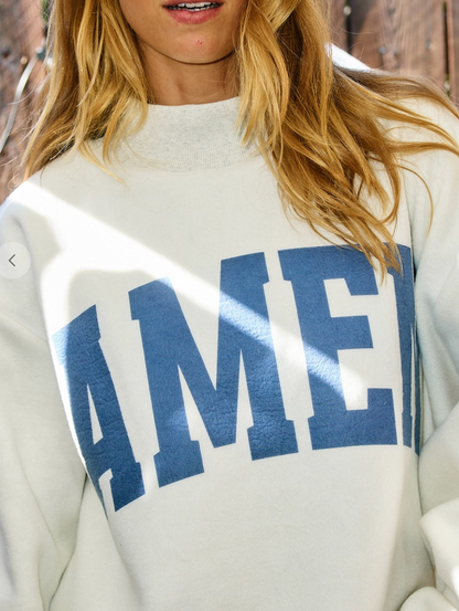 Reversible Mockneck "WWJD" & "AMEN" Sweatshirt Scripture - PREORDER