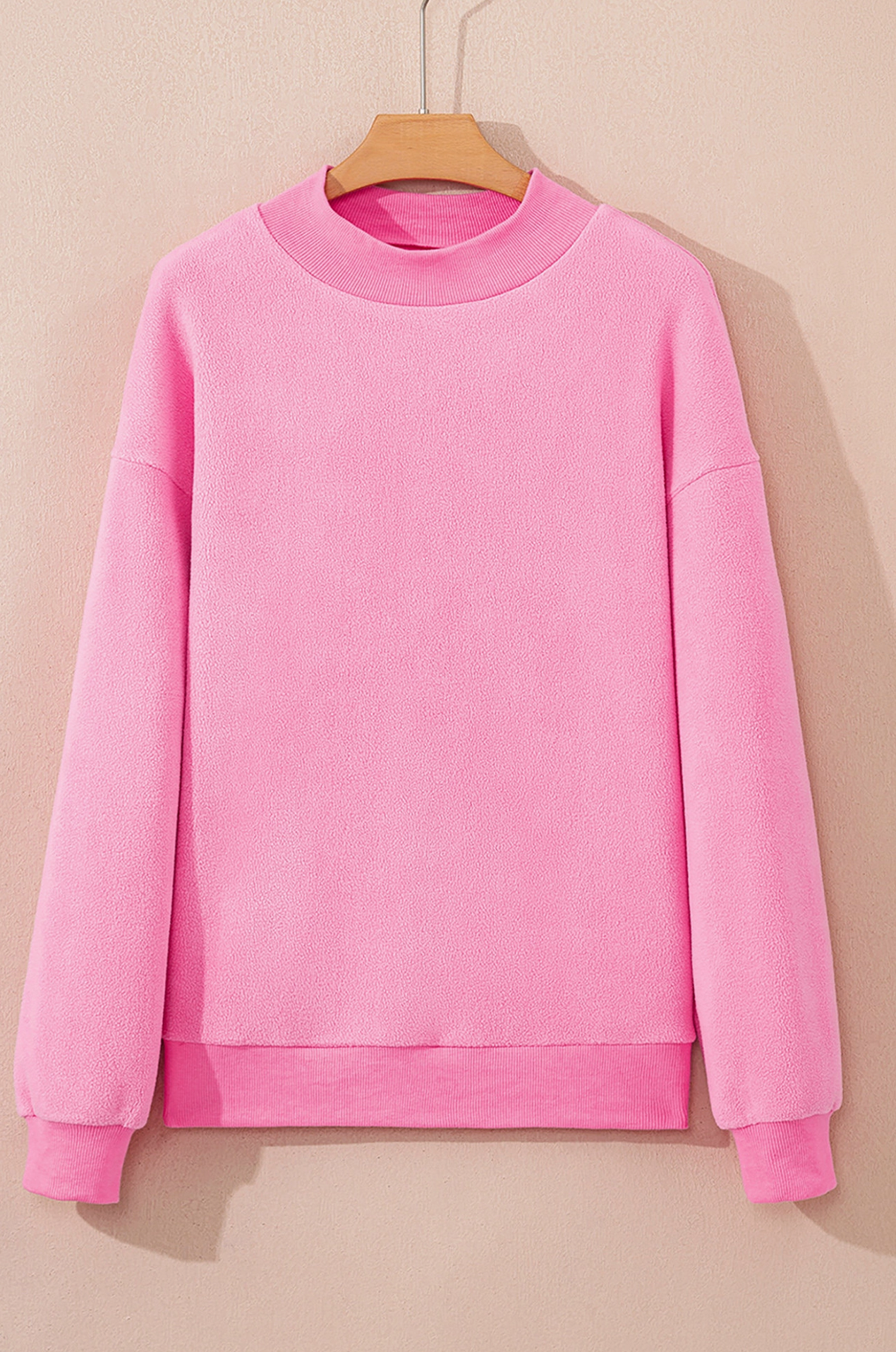 Oversized Reversible Mockneck sweatshirt / 2 colors