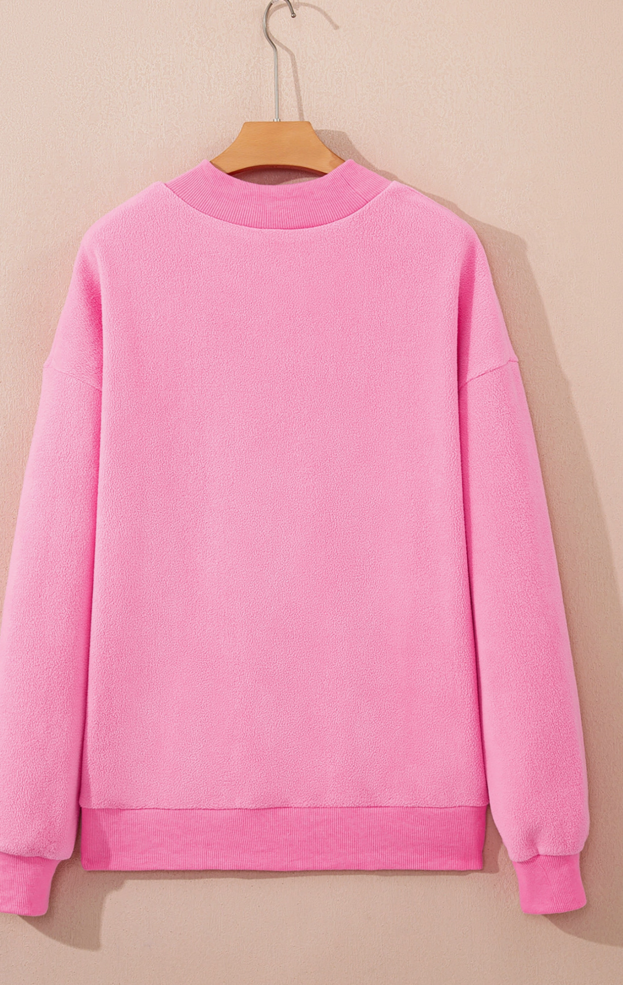 Oversized Reversible Mockneck sweatshirt / 2 colors