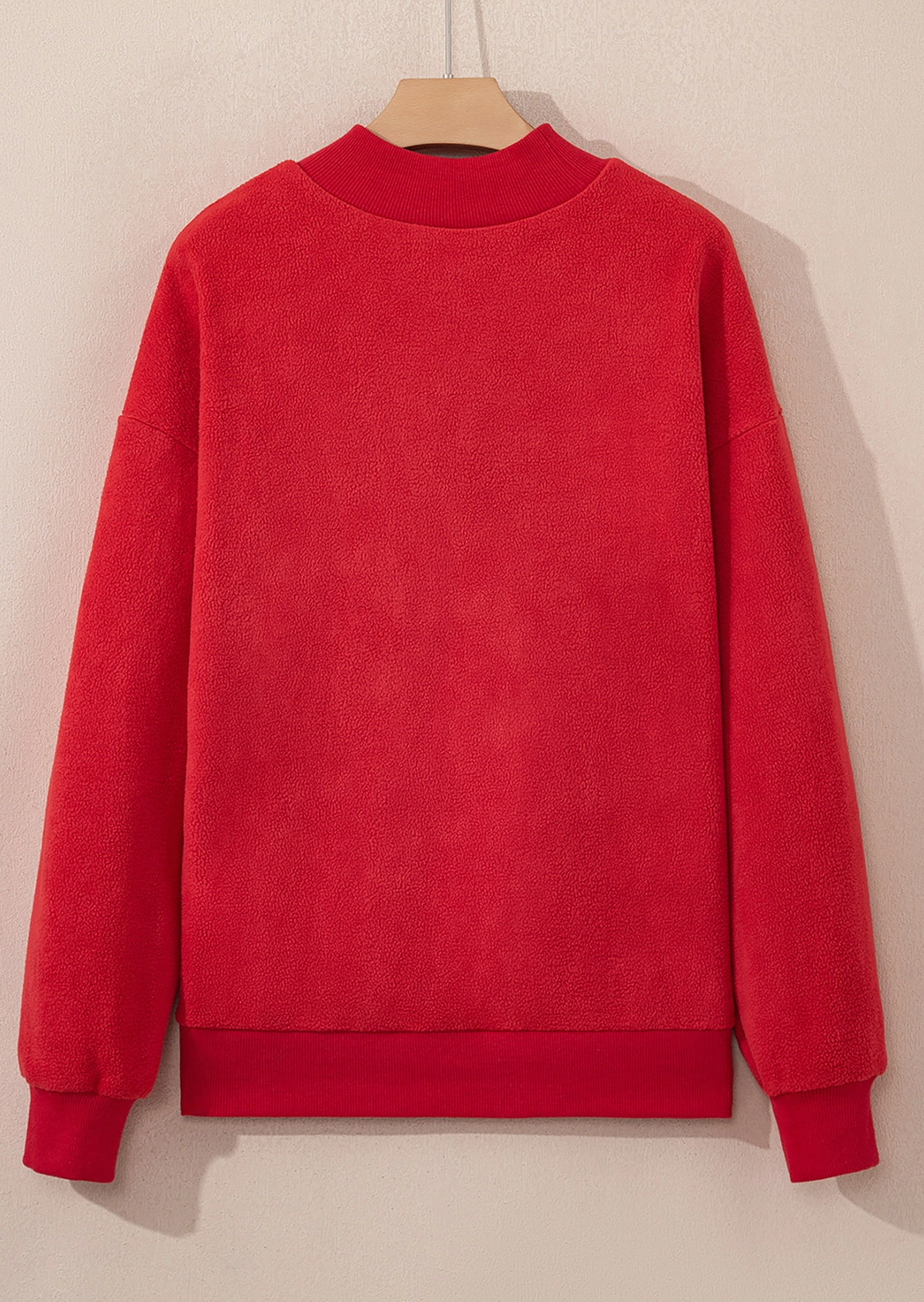 Oversized Reversible Mockneck sweatshirt / 2 colors