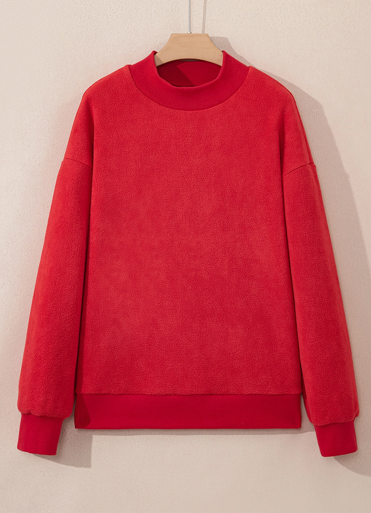 Oversized Reversible Mockneck sweatshirt / 2 colors