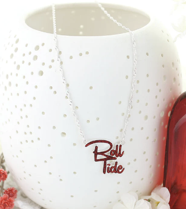 Collegiate Slogan Necklace