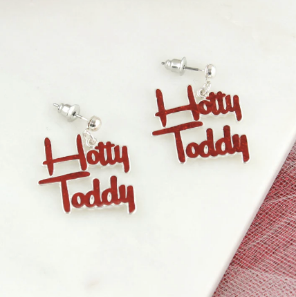 Collegiate Slogan Earrings