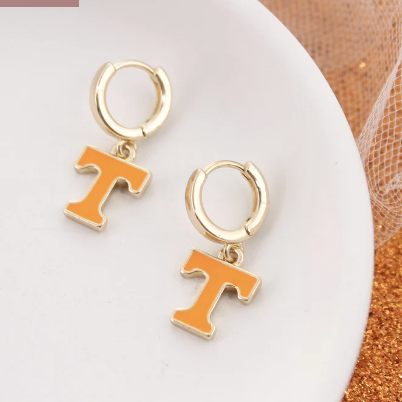 Collegiate Huggie Hoop Earrings