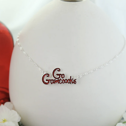 Collegiate Slogan Necklace