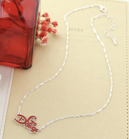Collegiate Slogan Necklace