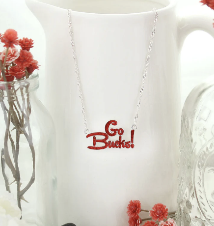 Collegiate Slogan Necklace