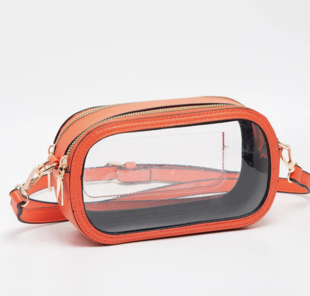 Oval Double Zip Stadium Bags