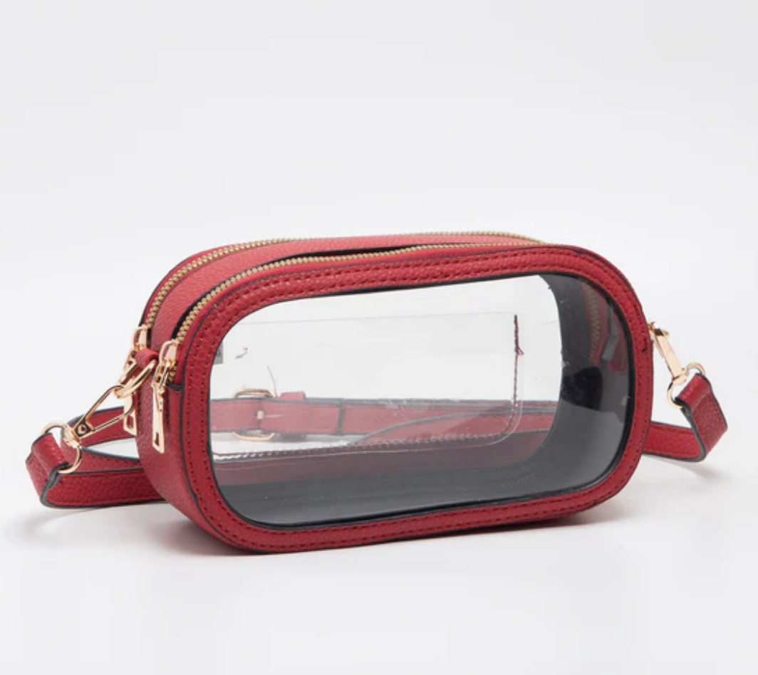 Oval Double Zip Stadium Bags