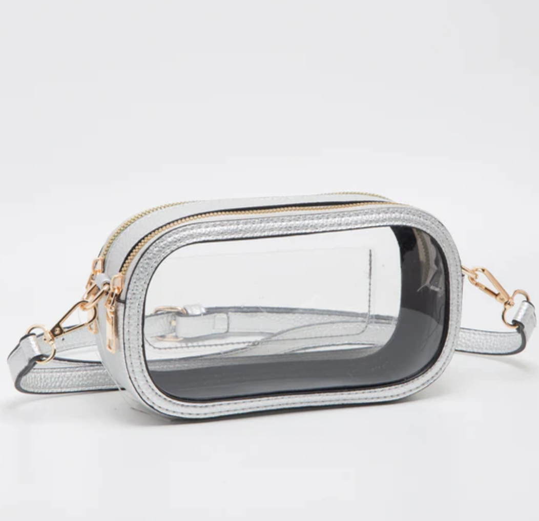 Oval Double Zip Stadium Bags