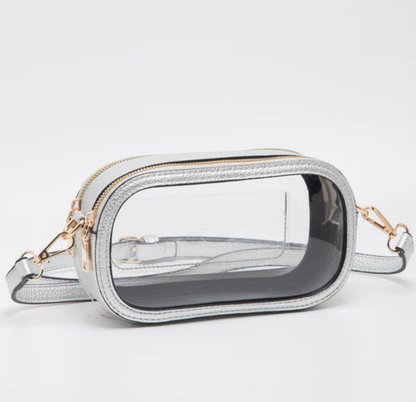 Oval Double Zip Stadium Bags