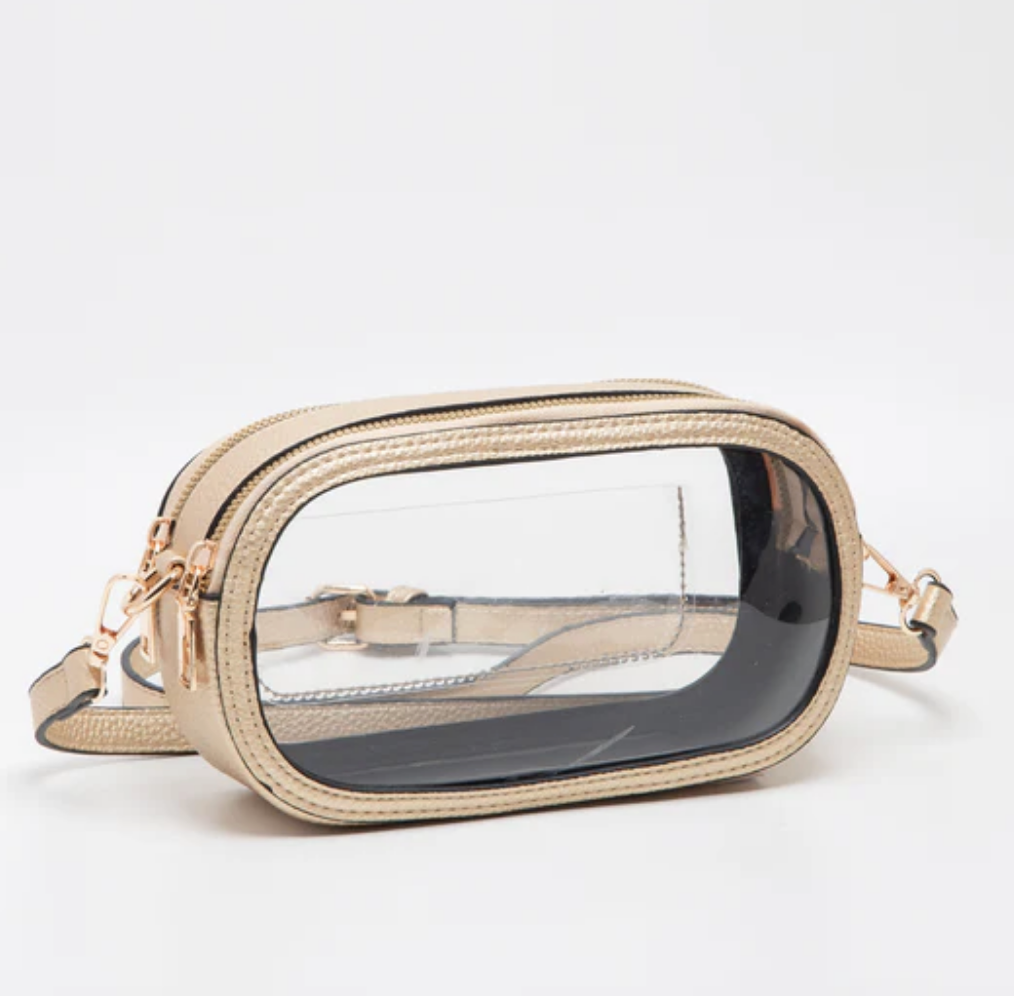 Oval Double Zip Stadium Bags