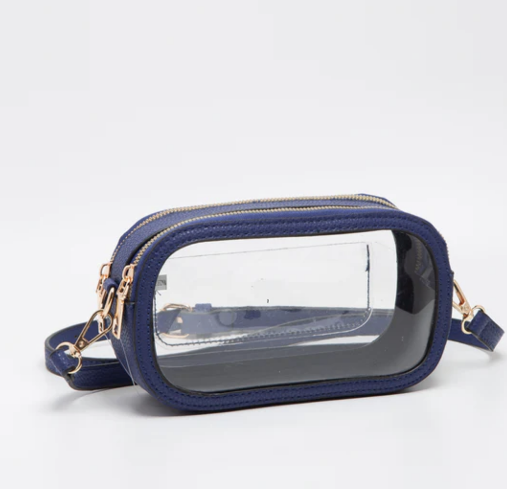 Oval Double Zip Stadium Bags