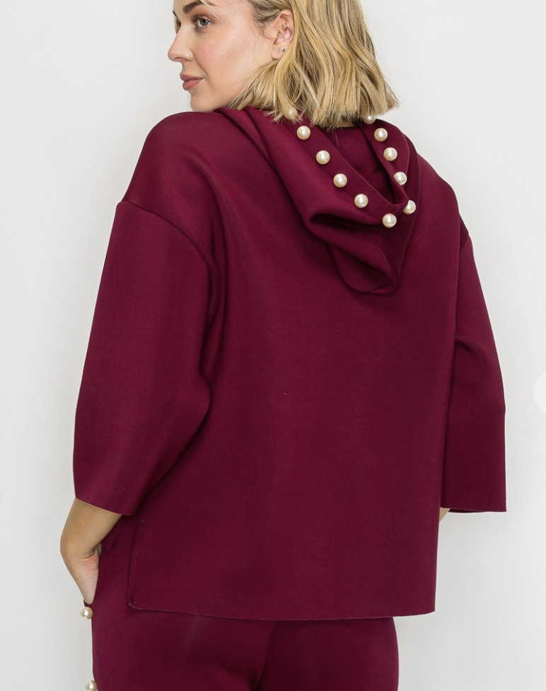 Francine French Scuba Pearl Hoodie / 9 colors