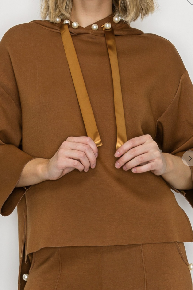 Francine French Scuba Pearl Hoodie / 9 colors