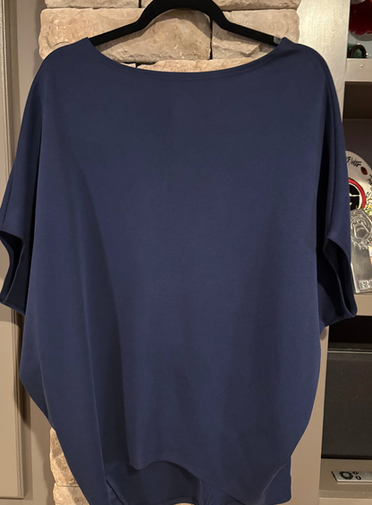 Short Sleeve Dolman Scuba Top / 6 colors