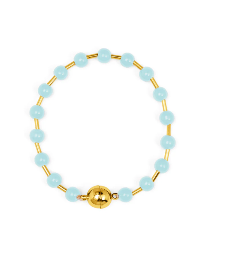 Magnetic Lucite Bead Bracelet