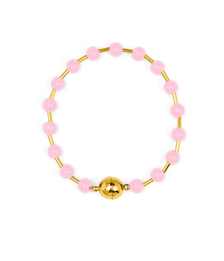 Magnetic Lucite Bead Bracelet