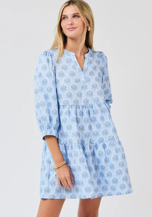 Cooper Dress | Botanica Blooms Blue