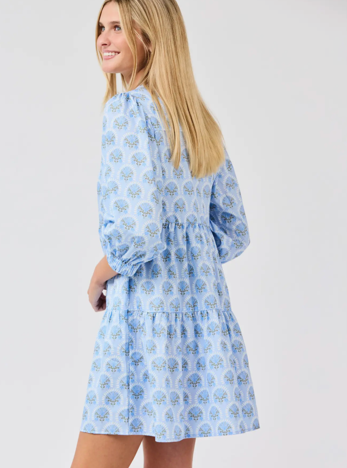 Cooper Dress | Botanica Blooms Blue