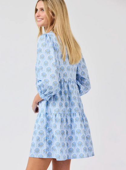 Cooper Dress | Botanica Blooms Blue