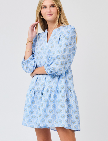 Cooper Dress | Botanica Blooms Blue