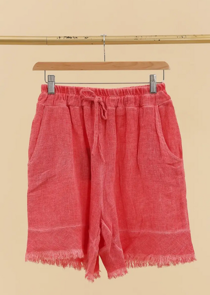 Italian Linen Shorts / 7  colors