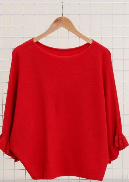 Boatneck Cashmere Blend Sweater